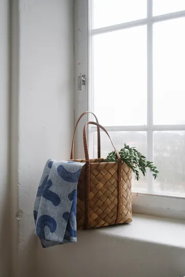 Udon viskestykke 58x58 cm - Blå/Hvid - Fine Little Day