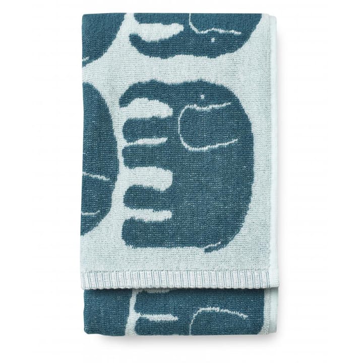 Elefantti håndklæde 50x70 cm - Petrol-blå - Finlayson