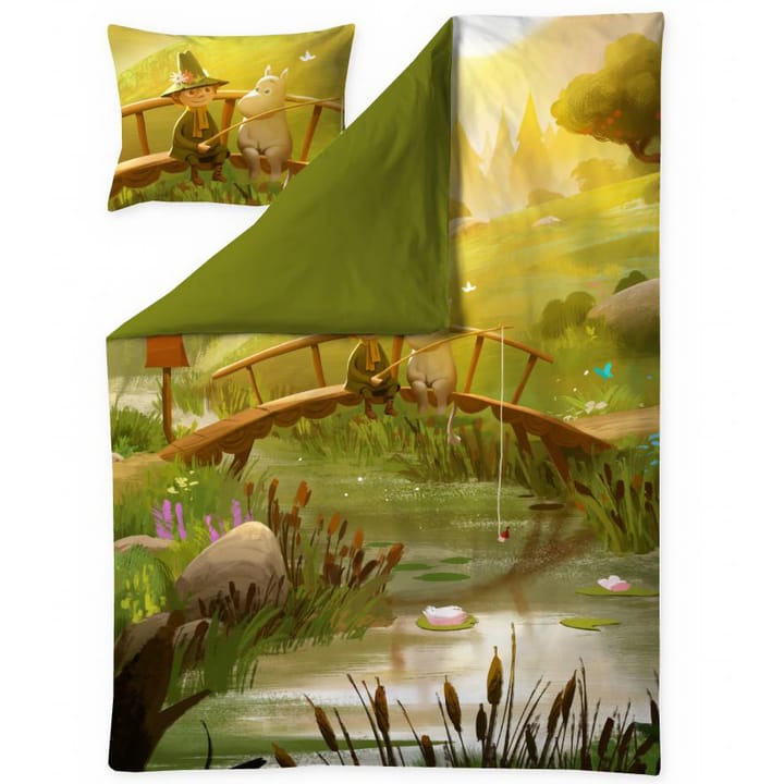 Moominvalley sengesæt 150x210 cm - Forår - Finlayson