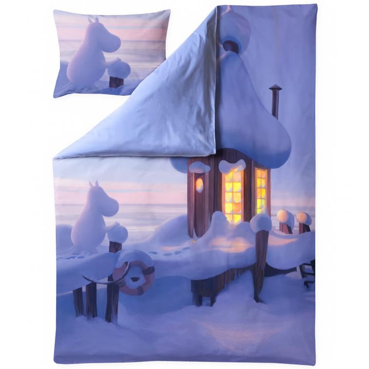 Moominvalley sengesæt 150x210 cm - Vinter - Finlayson