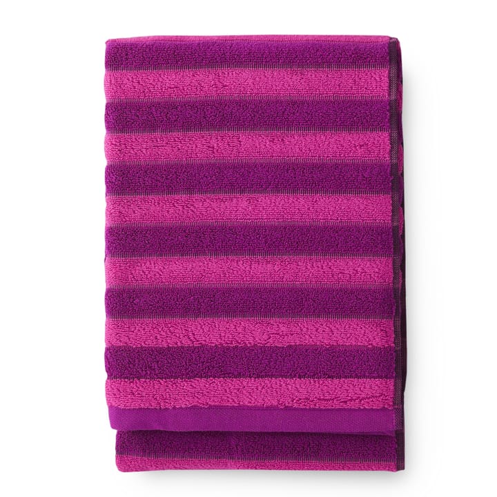 Reiluraita håndklæde 70 x 150 cm - rosa-fuchsia - Finlayson