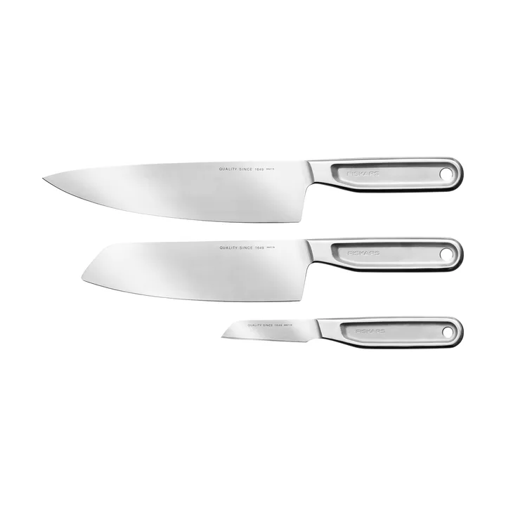All Steel knivsæt - 3 dele - Fiskars