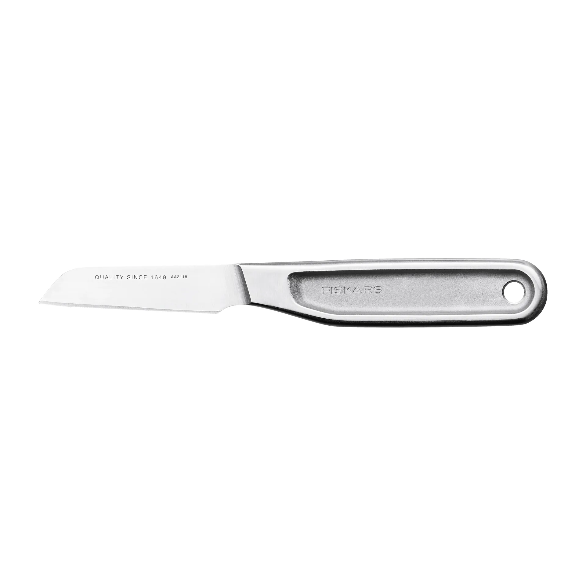All Steel urtekniv, 7 cm Fiskars