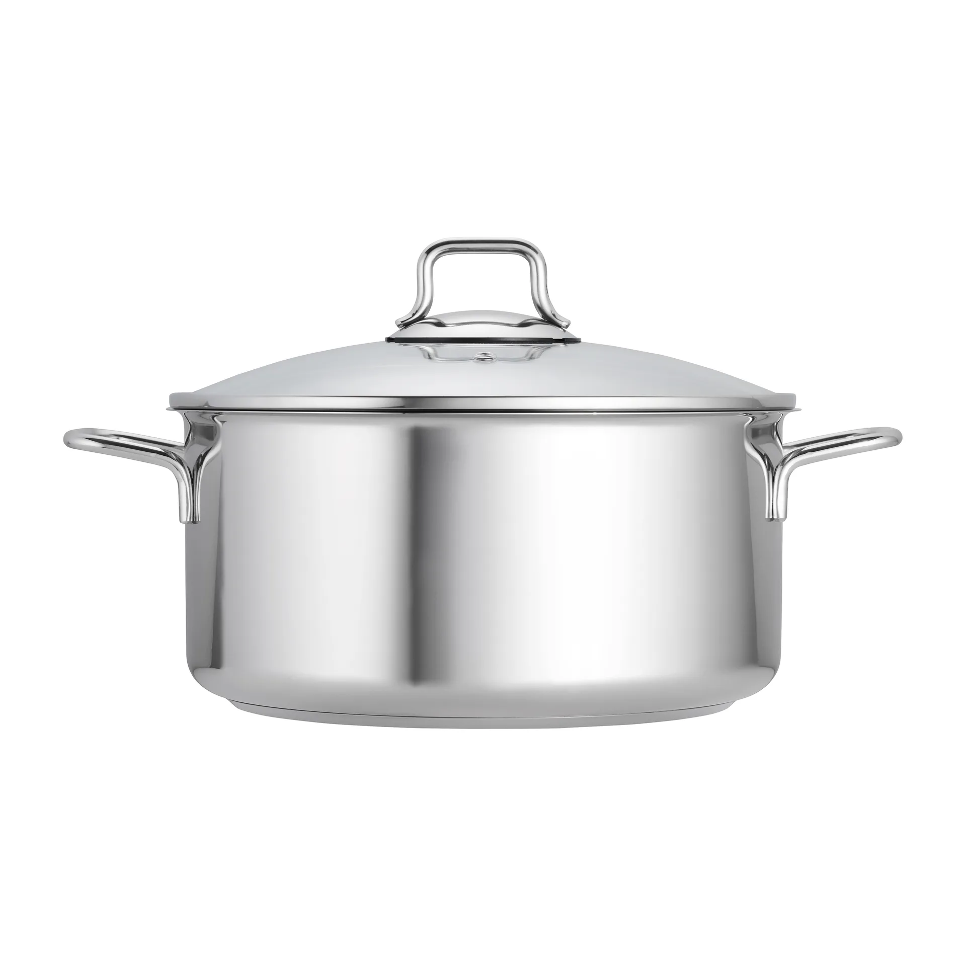 Fiskars gryde- & kasserollesæt med glaslåg 3 dele, Rustfrit stål Fiskars