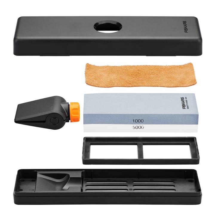 Fiskars slibestenssæt - Sort/Orange - Fiskars