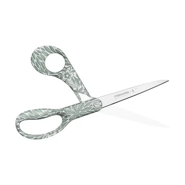 Fiskars x Rörstrand universalsaks - Ostindia Floris grøn, 21 cm - Fiskars