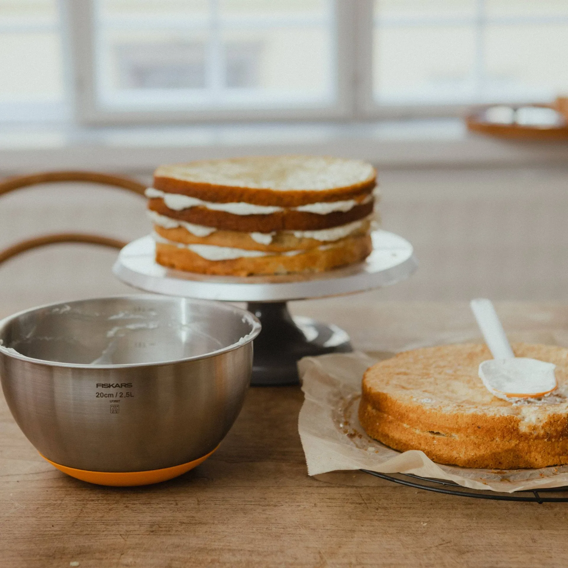 Functional Form bage-skål, Rustfrit stål, 2,5 L Fiskars