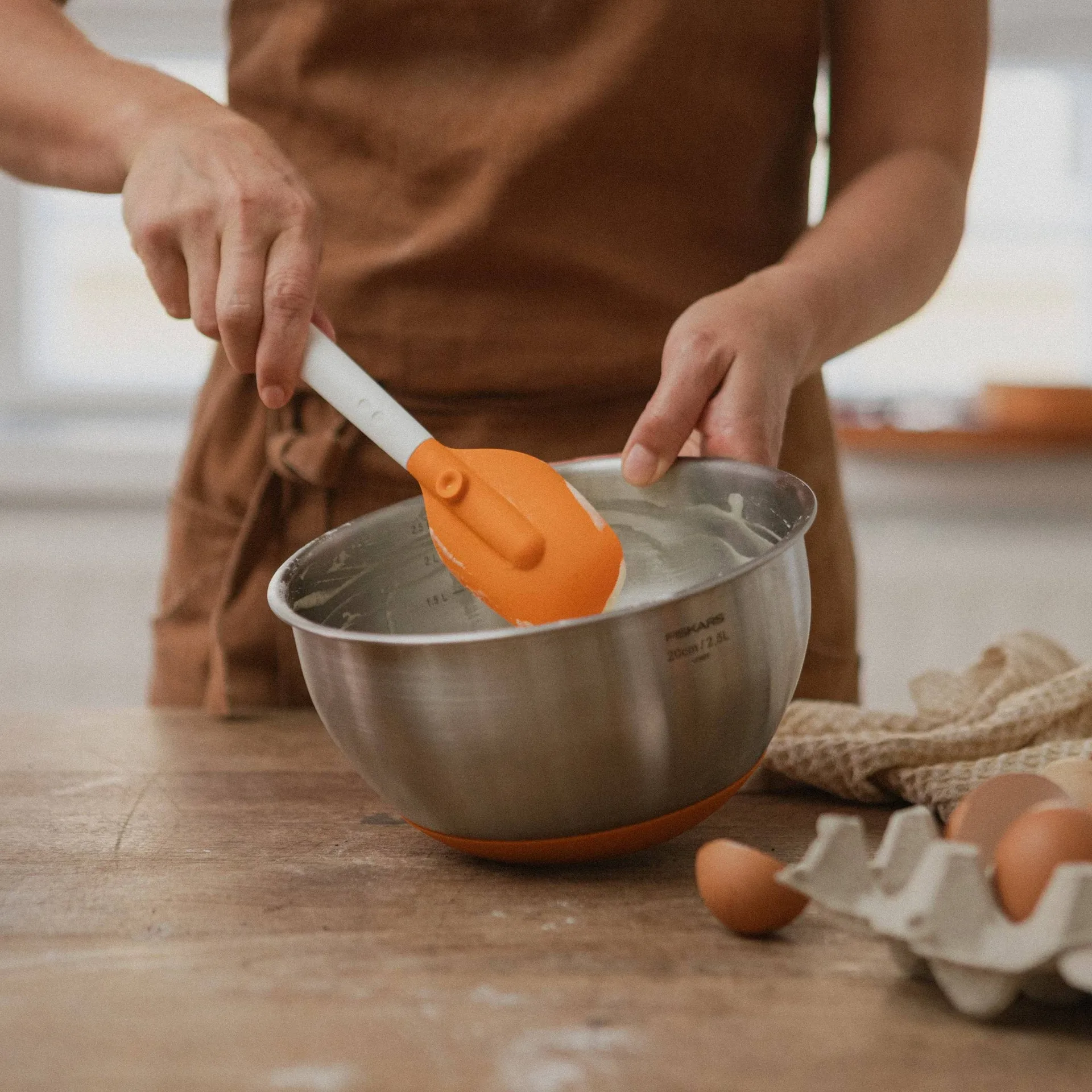 Functional Form dejskraber, Plast-silikone Fiskars