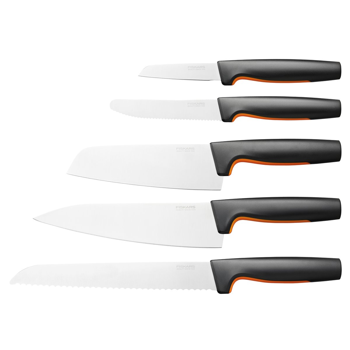 Fiskars Functional Form knivsæt stort 5 dele