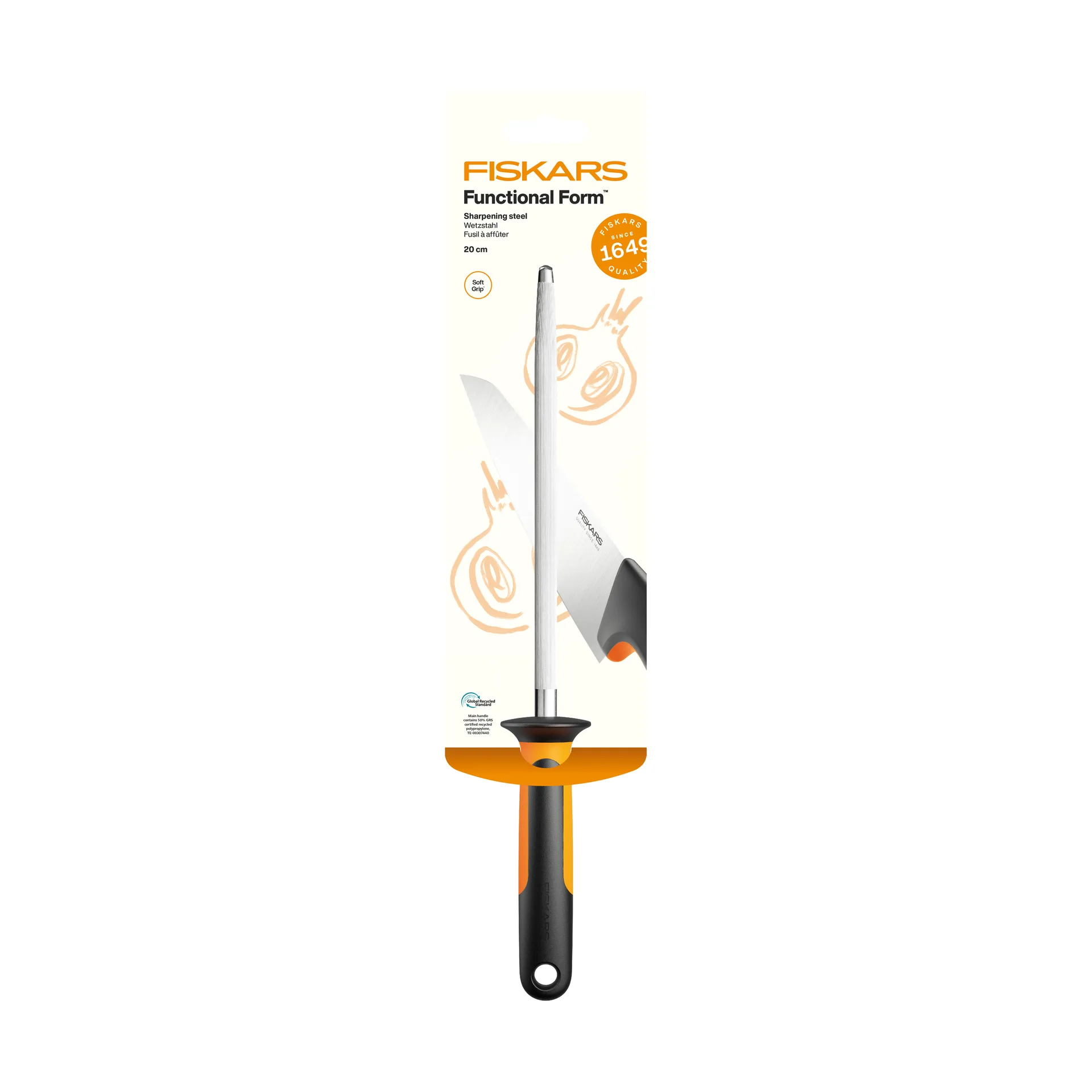 Functional Form knivstål, Rustfrit stål Fiskars
