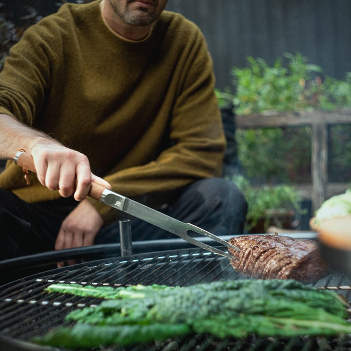 Norden grillgaffel - Rustfrit stål/Birk - Fiskars