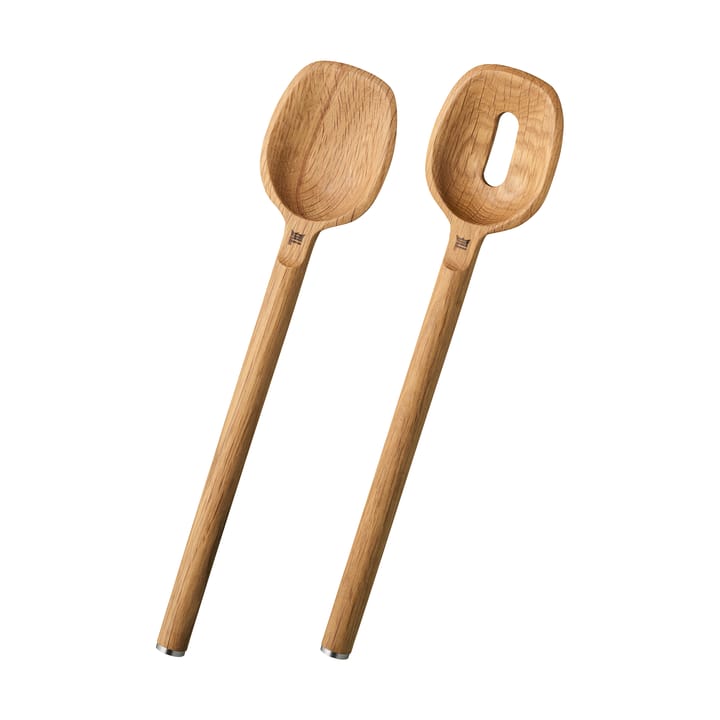 Norden ske 2-pak, Eg/Rustfrit stål Fiskars