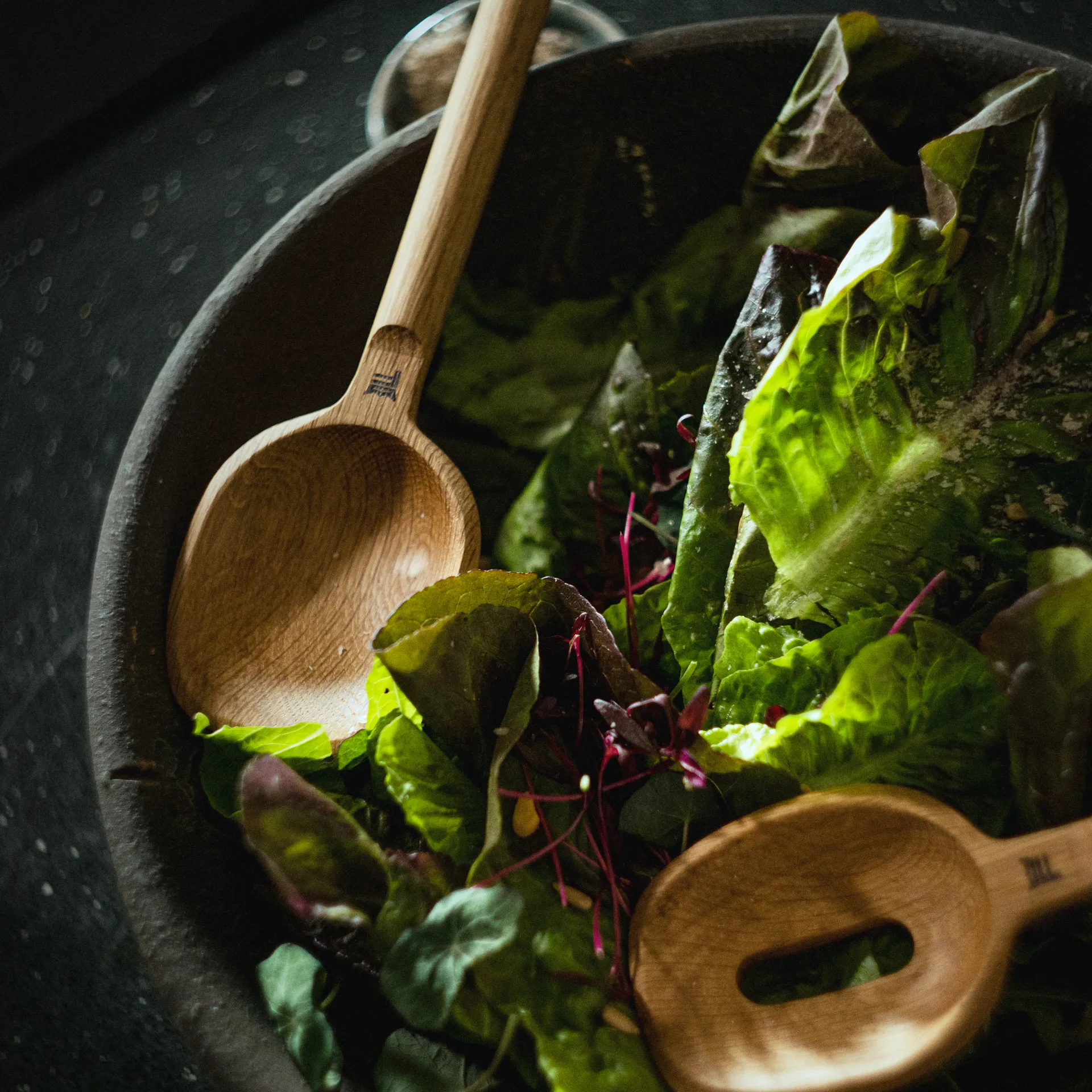 Norden ske 2-pak, Eg/Rustfrit stål Fiskars