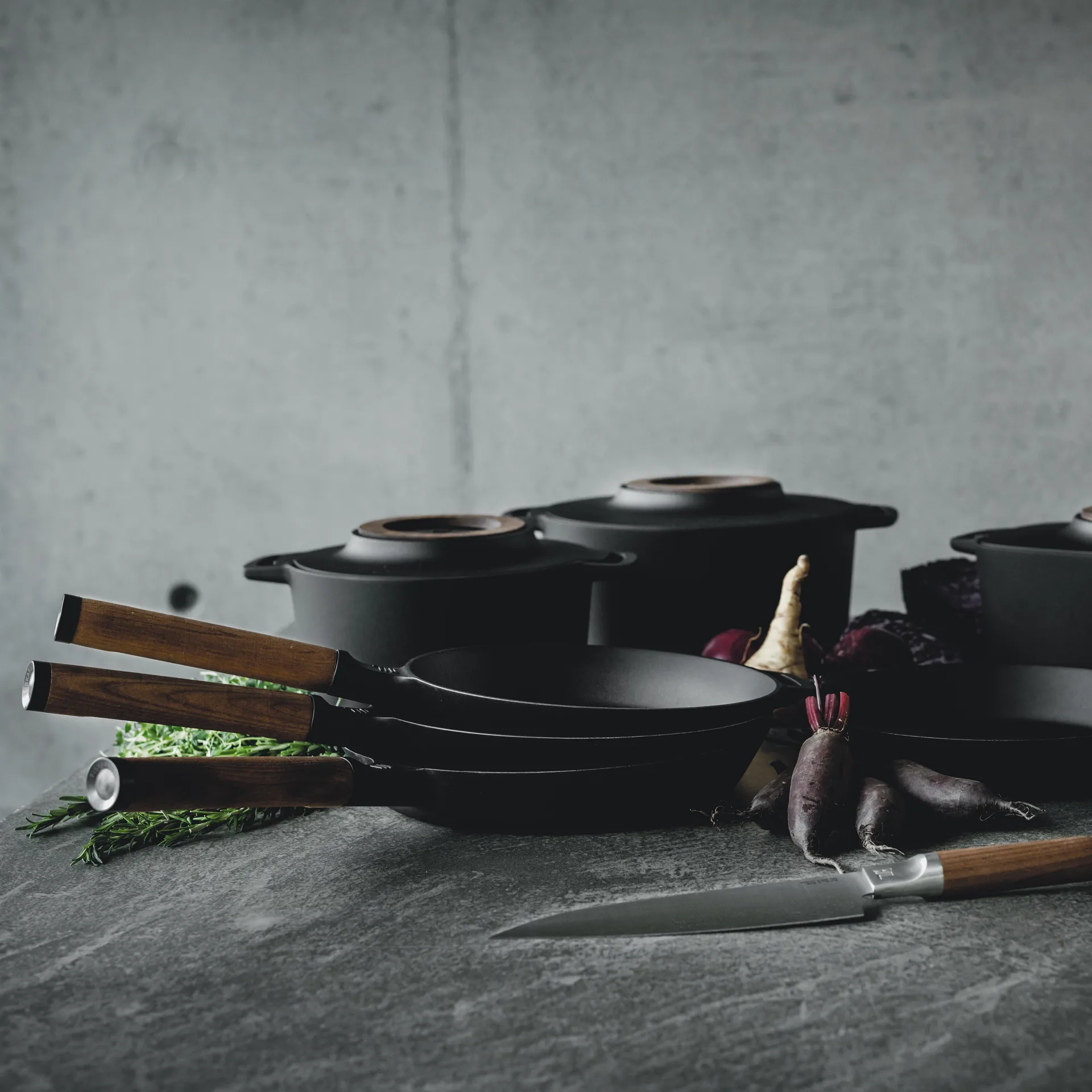 Norden stegepande støbejern, 24 cm Fiskars