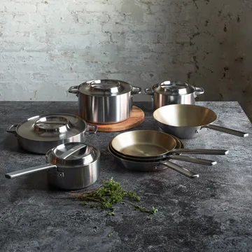 Norden wokpande rustfrit stål - 28 cm - Fiskars