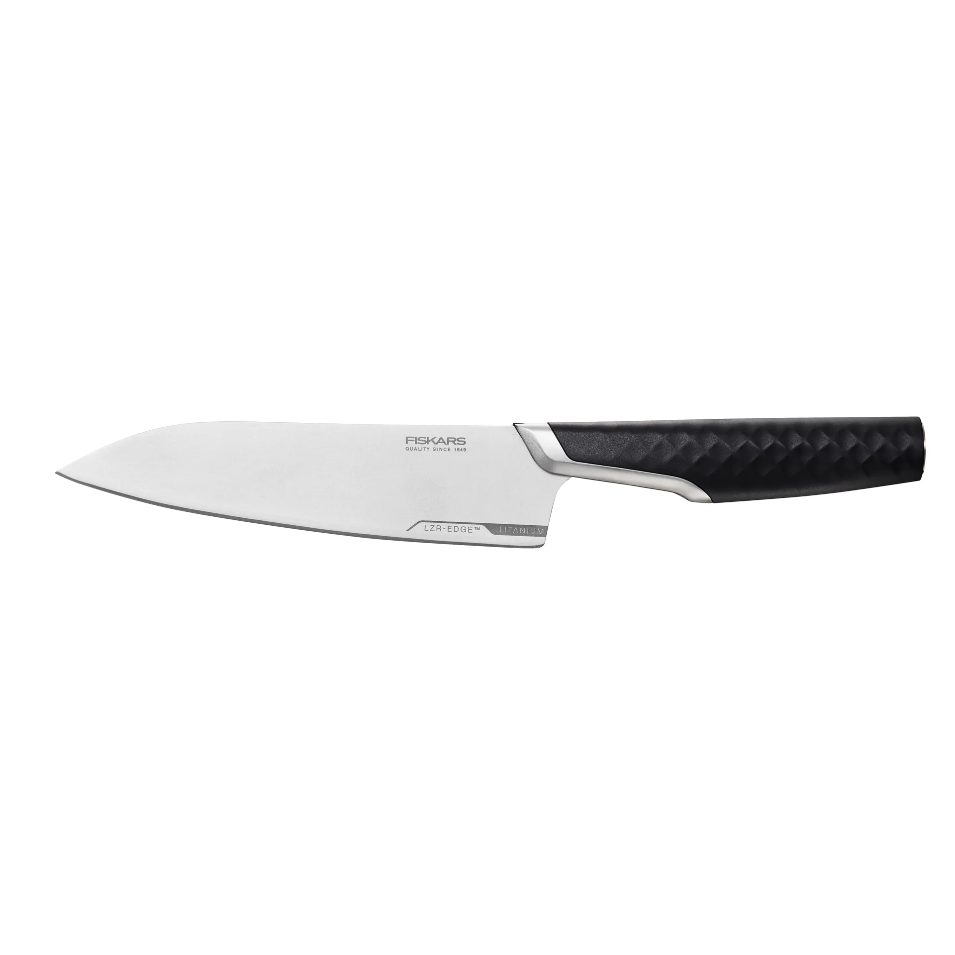 Titanium kokkekniv 16 cm, Sort Fiskars