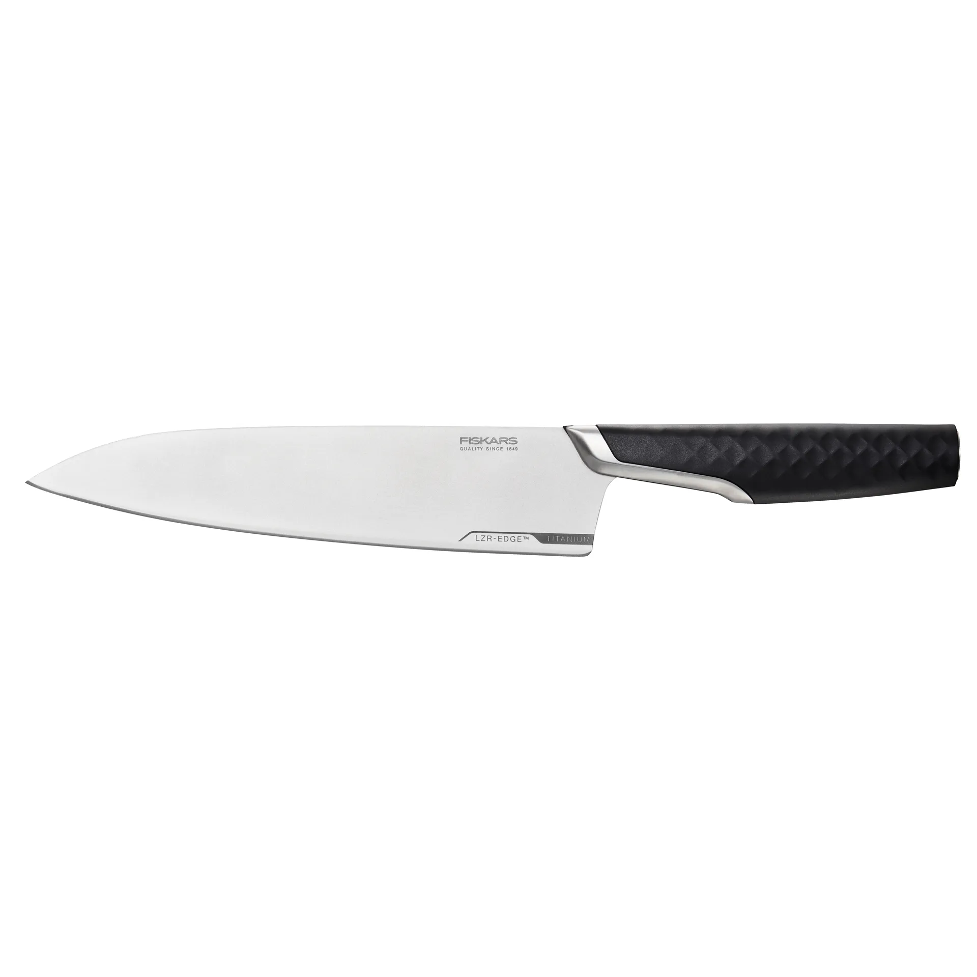 Titanium kokkekniv 20 cm, Sort Fiskars