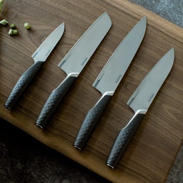 Titanium kokkekniv 20 cm - Sort - Fiskars