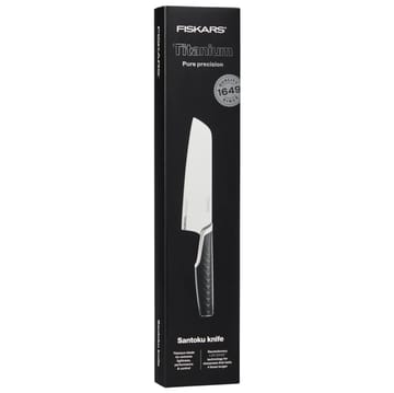 Titanium santokukniv 16 cm - Sort - Fiskars