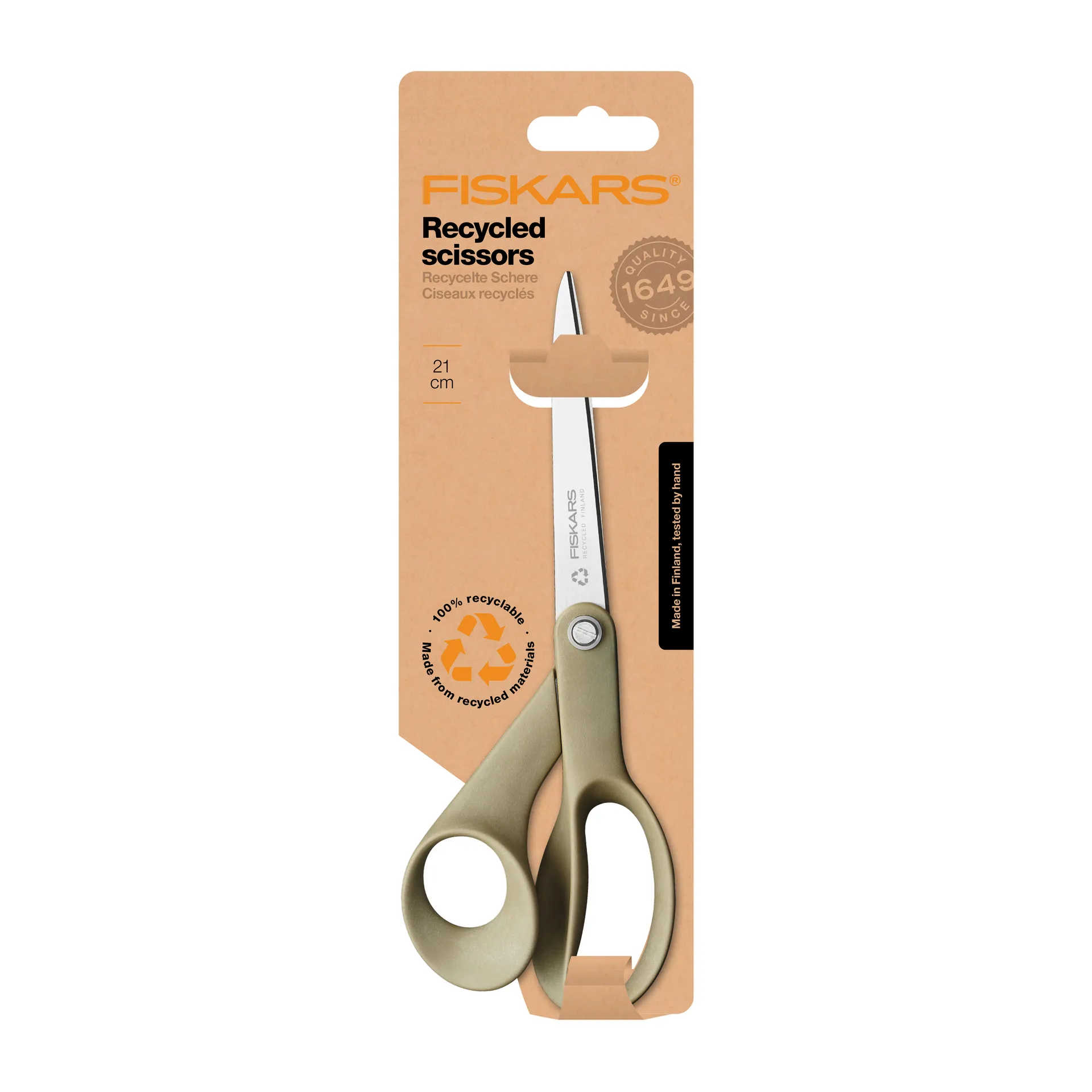 Universalsaks i genanvendt materiale, 21 cm Fiskars
