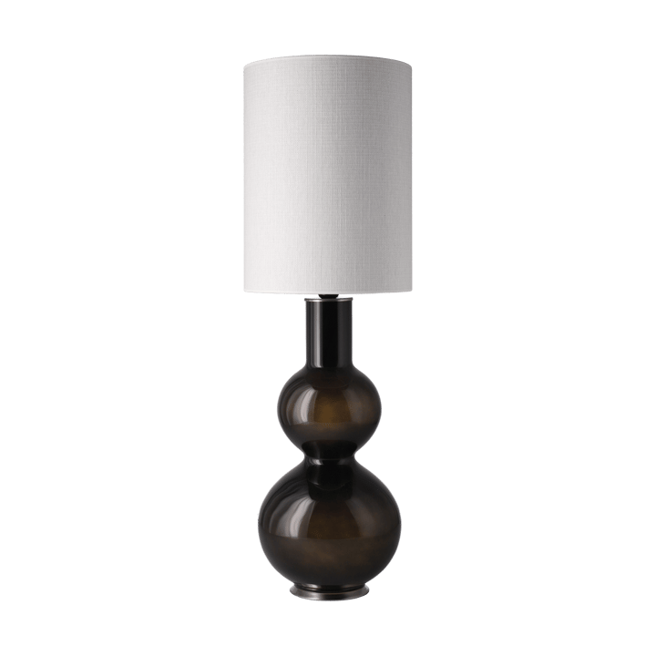 Augusta bordlampe sort lampefod, Babel Beige L Flavia Lamps