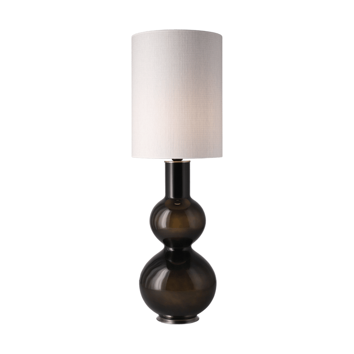 Augusta bordlampe sort lampefod, Babel Beige L Flavia Lamps