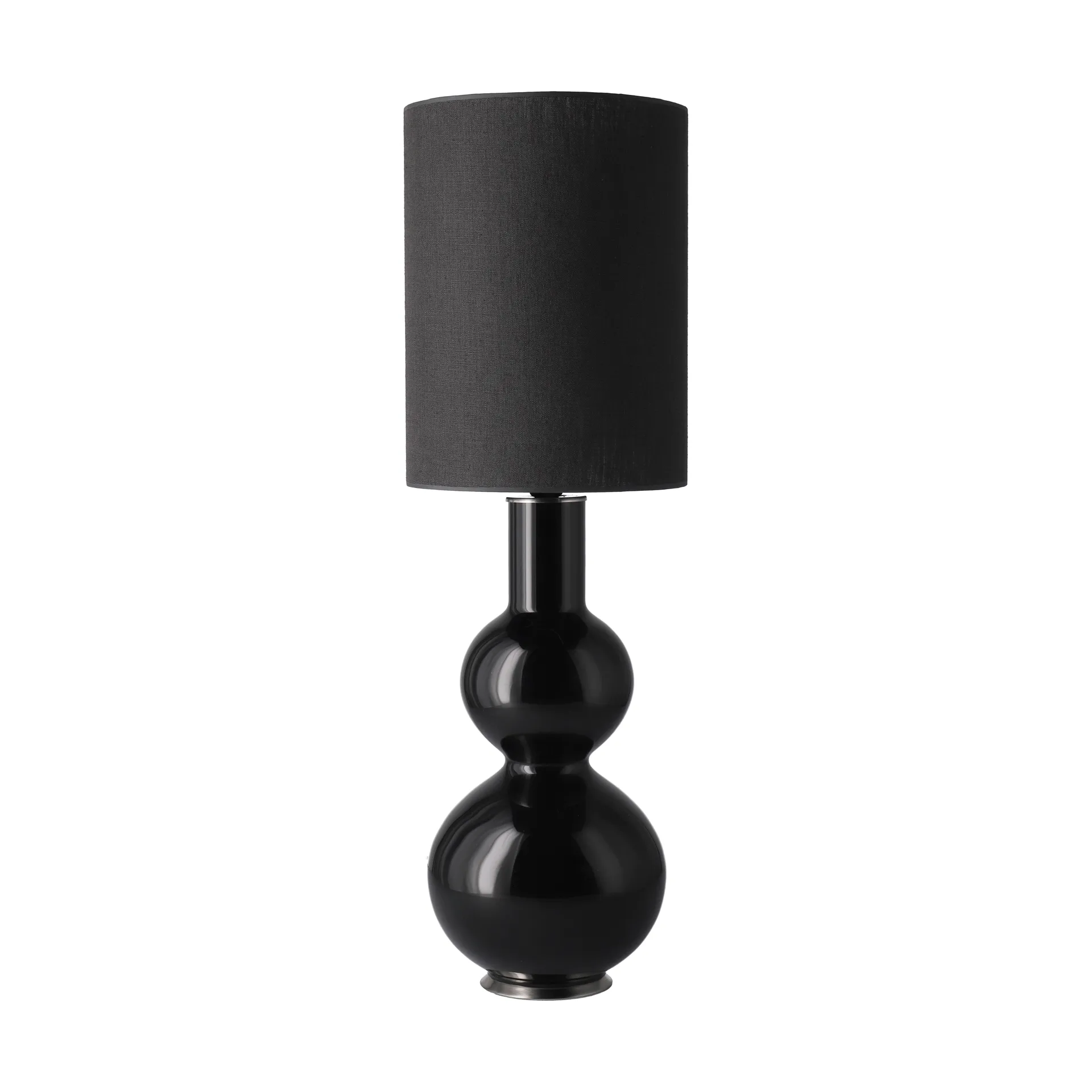 Augusta bordlampe sort lampefod, Lino Negro L Flavia Lamps