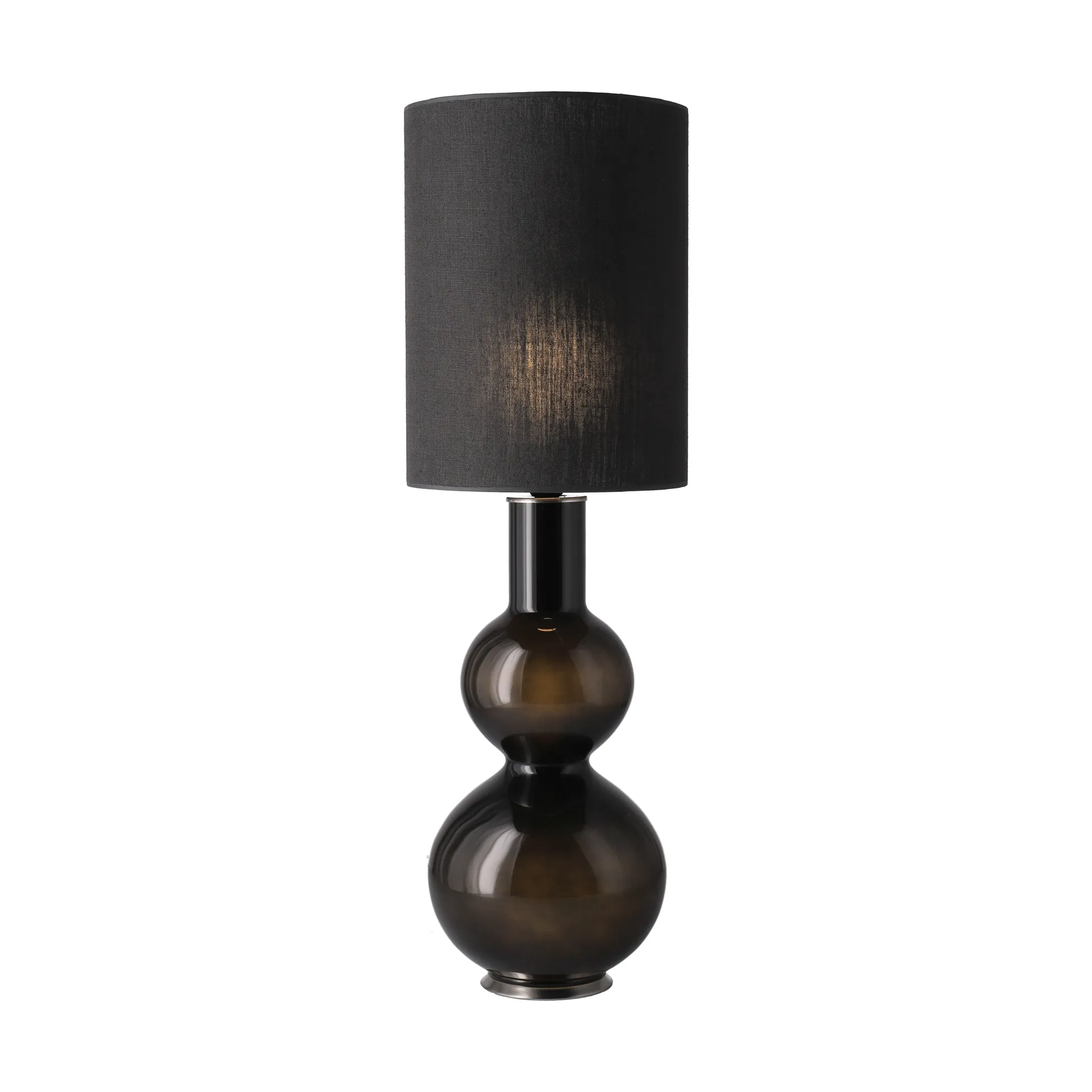 Augusta bordlampe sort lampefod, Lino Negro L Flavia Lamps