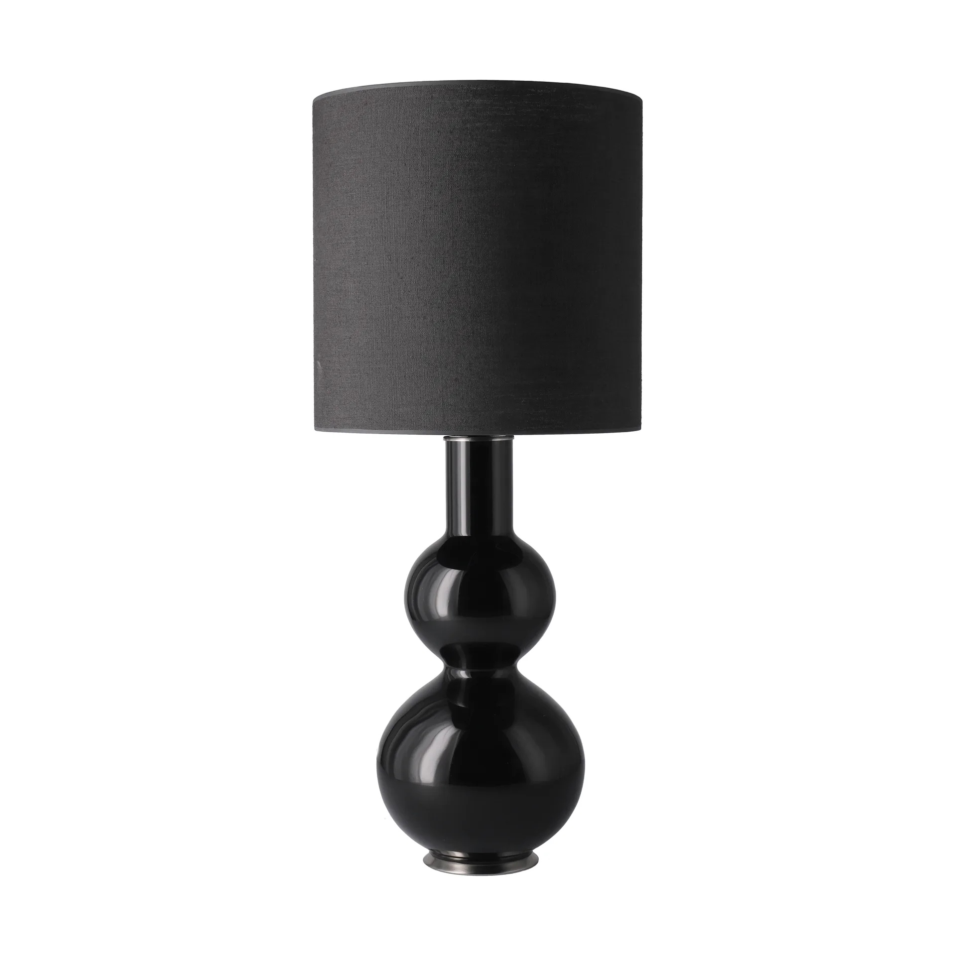 Augusta bordlampe sort lampefod, Lino Negro M Flavia Lamps