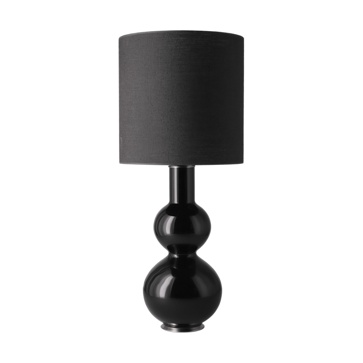 Augusta bordlampe sort lampefod - Lino Negro M - Flavia Lamps