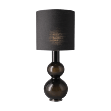 Augusta bordlampe sort lampefod - Lino Negro M - Flavia Lamps