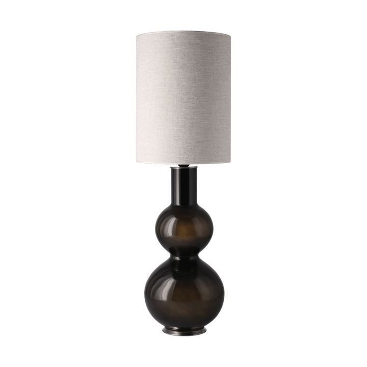 Augusta bordlampe sort lampefod, London Beige L Flavia Lamps