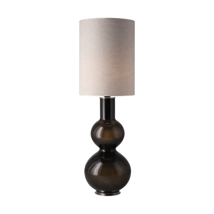 Augusta bordlampe sort lampefod, London Beige L Flavia Lamps