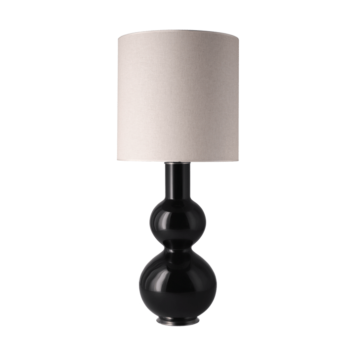 Augusta bordlampe sort lampefod - Milano Tostado M - Flavia Lamps