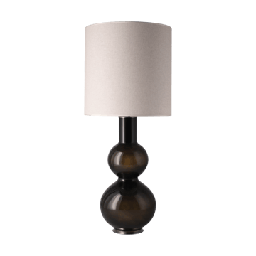 Augusta bordlampe sort lampefod - Milano Tostado M - Flavia Lamps