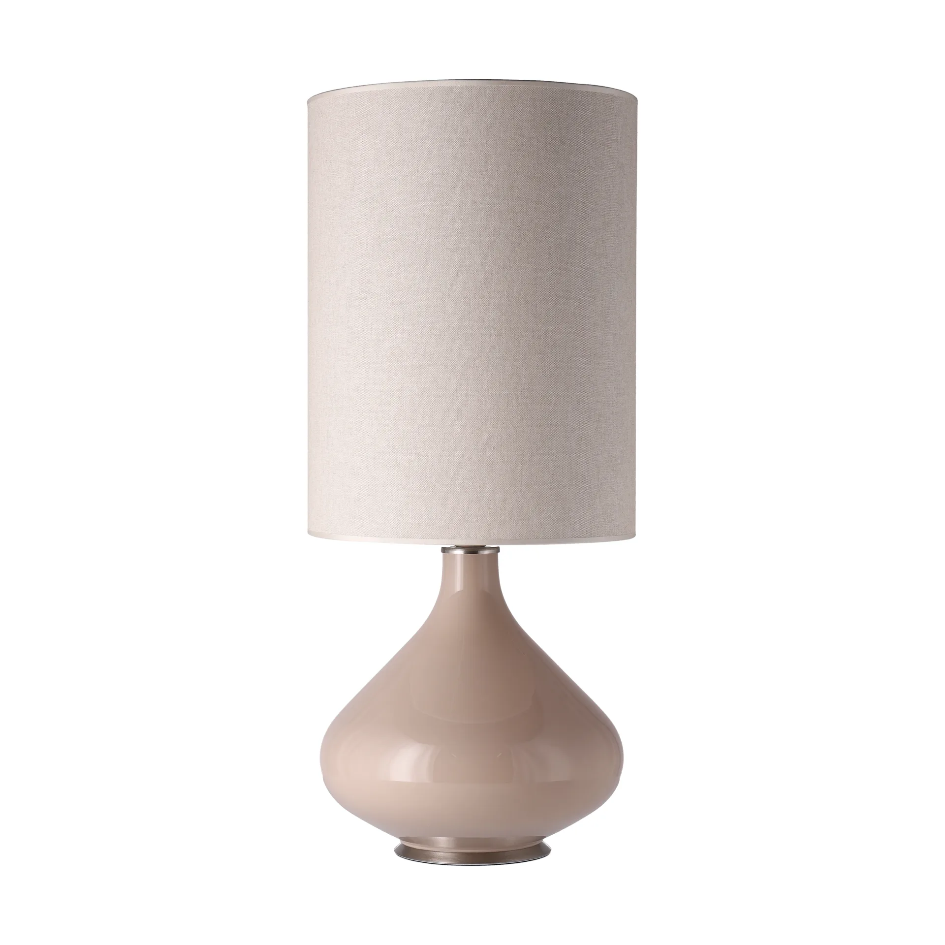 Flavia bordlampe beige lampefod, Milano Tostado L Flavia Lamps