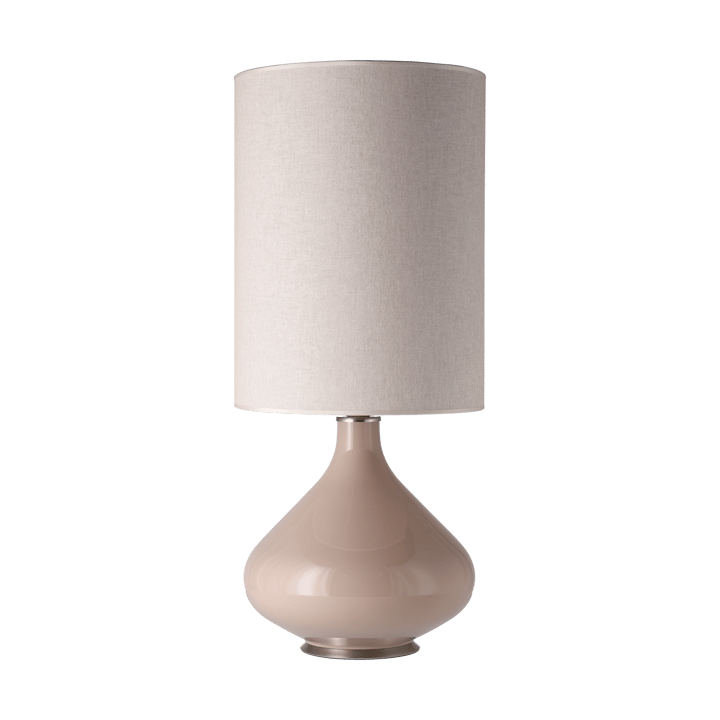 Flavia bordlampe beige lampefod - Milano Tostado L - Flavia Lamps