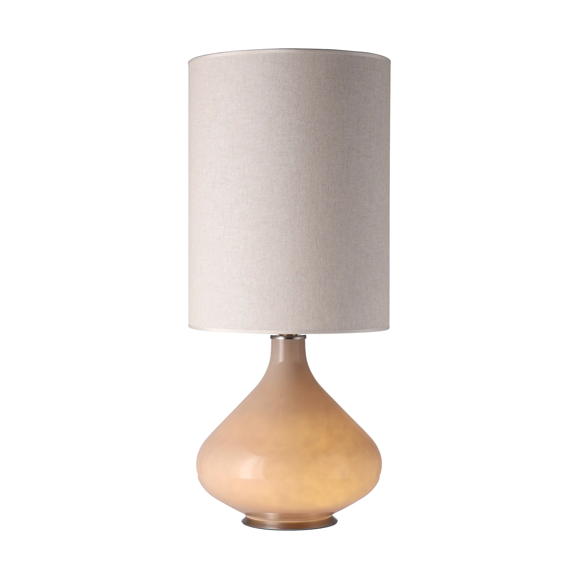 Flavia bordlampe beige lampefod, Milano Tostado L Flavia Lamps