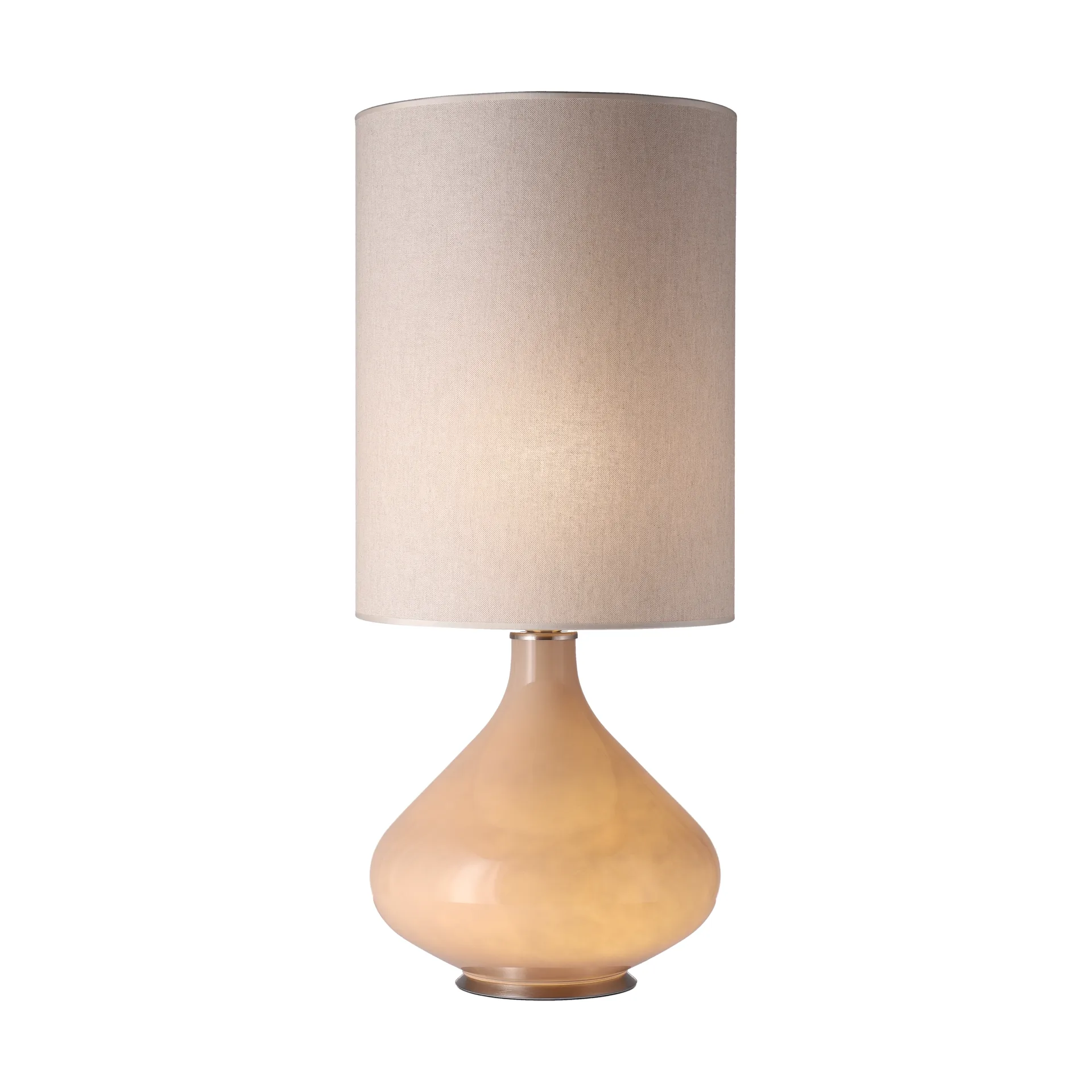 Flavia bordlampe beige lampefod, Milano Tostado L Flavia Lamps