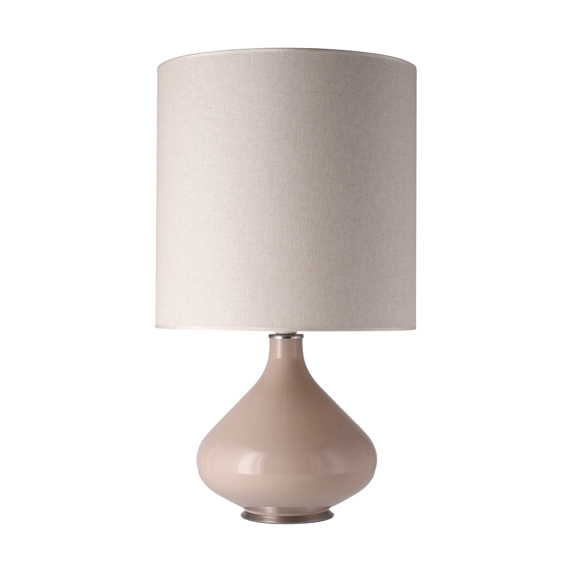 Flavia bordlampe beige lampefod, Milano Tostado M Flavia Lamps