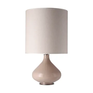 Flavia bordlampe beige lampefod - Milano Tostado M - Flavia Lamps