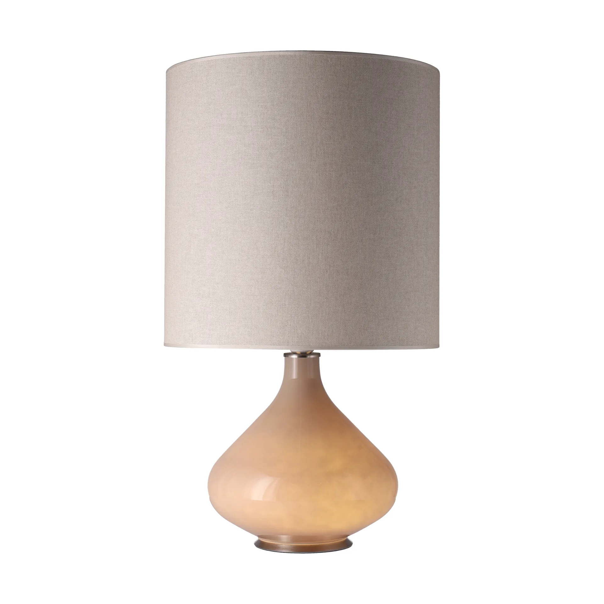 Flavia bordlampe beige lampefod, Milano Tostado M Flavia Lamps