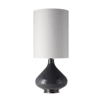 Flavia bordlampe grå lampefod - Babel Beige L - Flavia Lamps