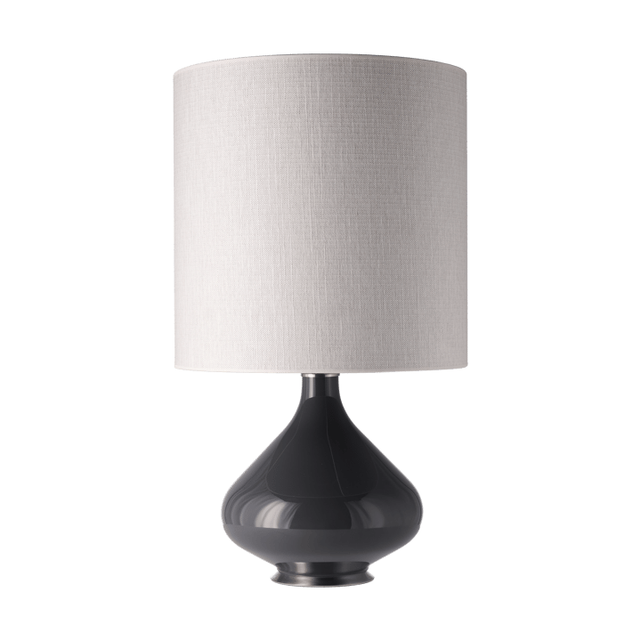 Flavia bordlampe grå lampefod - Babel Beige M - Flavia Lamps