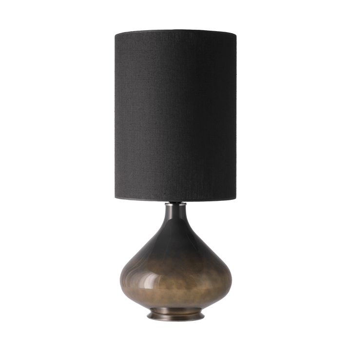 Flavia bordlampe grå lampefod, Lino Negro L Flavia Lamps