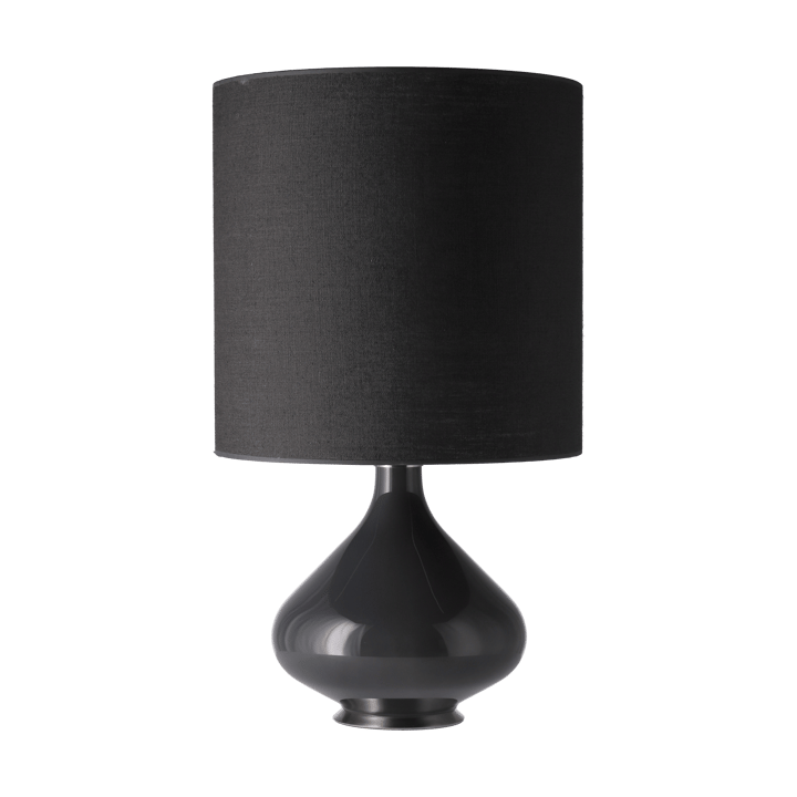 Flavia bordlampe grå lampefod - Lino Negro M - Flavia Lamps