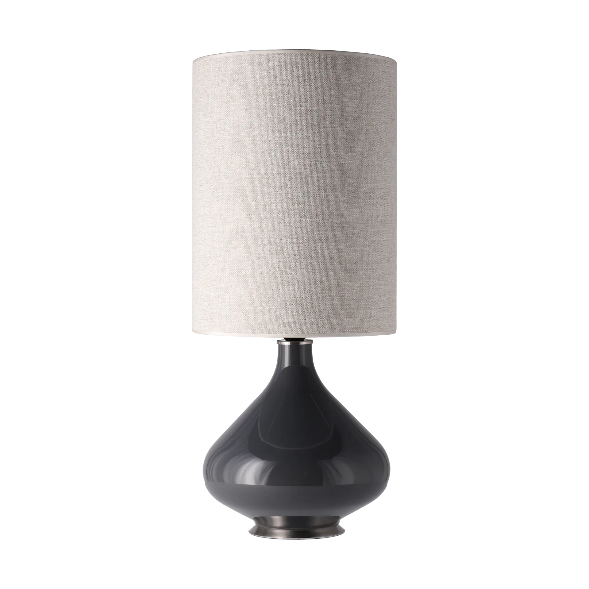 Flavia bordlampe grå lampefod, London Beige L Flavia Lamps