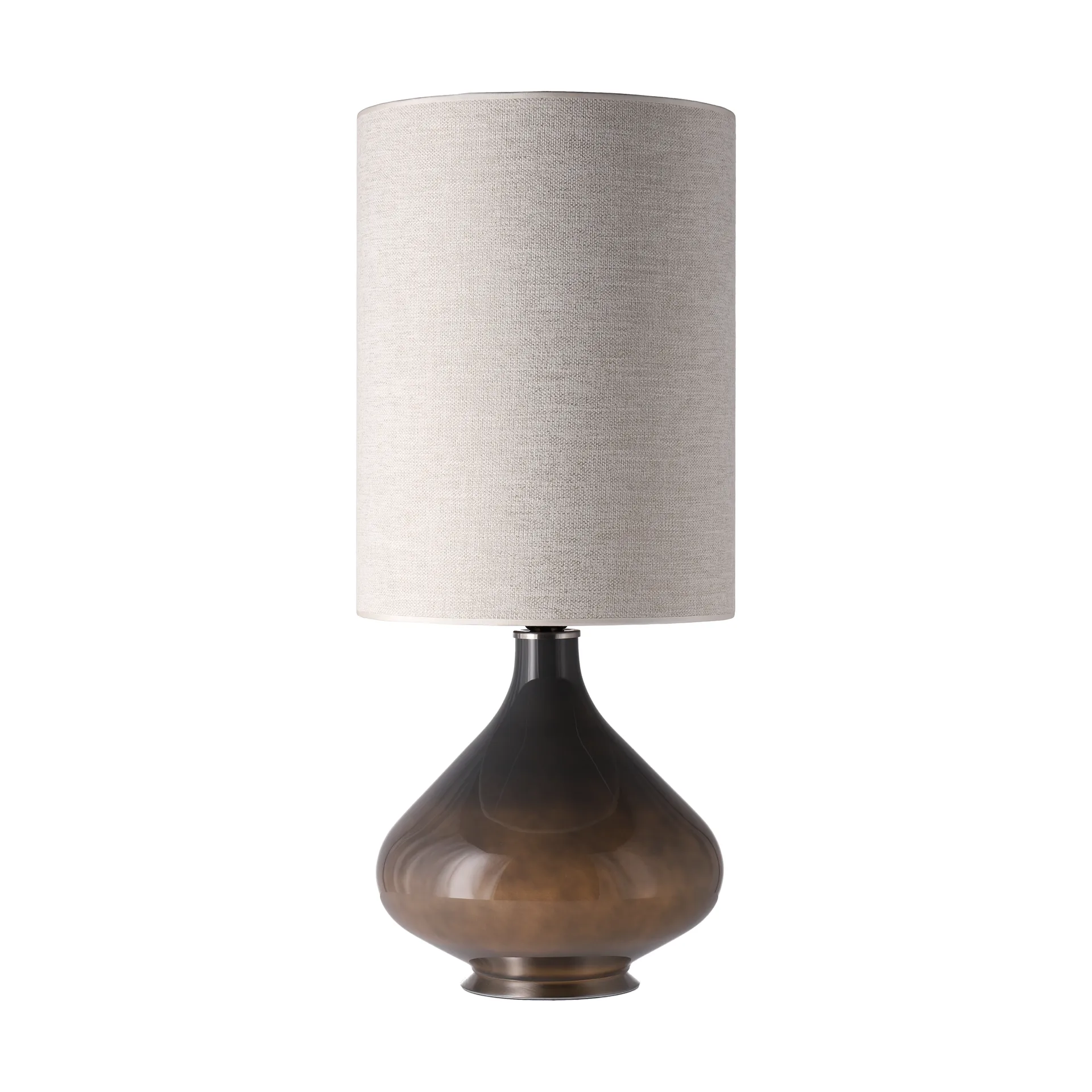 Flavia bordlampe grå lampefod, London Beige L Flavia Lamps