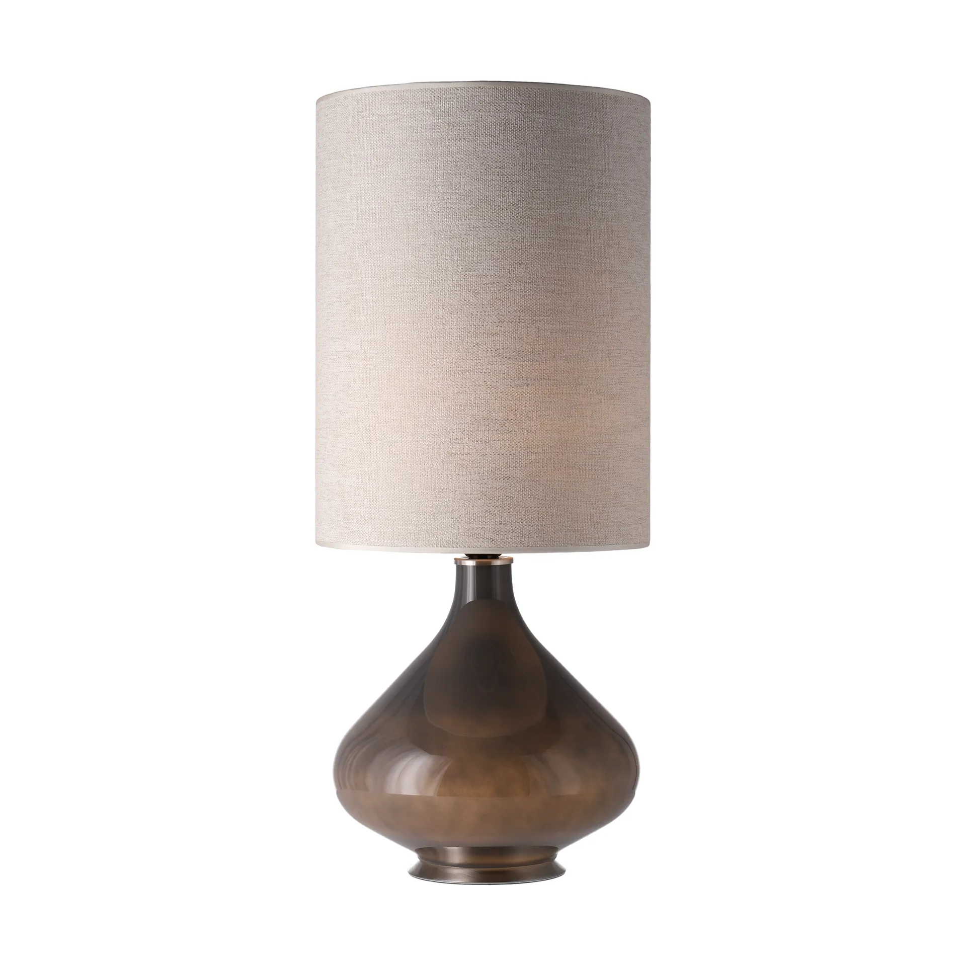 Flavia bordlampe grå lampefod, London Beige L Flavia Lamps