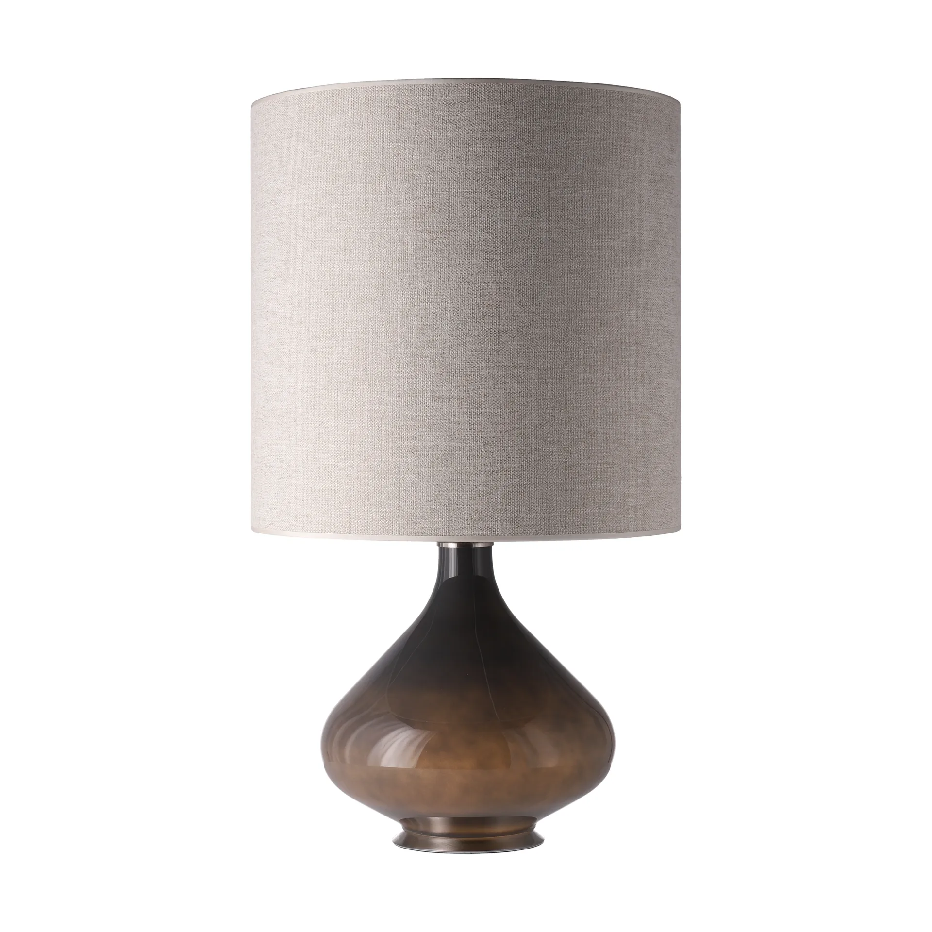 Flavia bordlampe grå lampefod, London Beige M Flavia Lamps